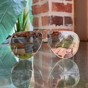 DIOR EverDior A1U Gold Metal Aviator Sunglasses